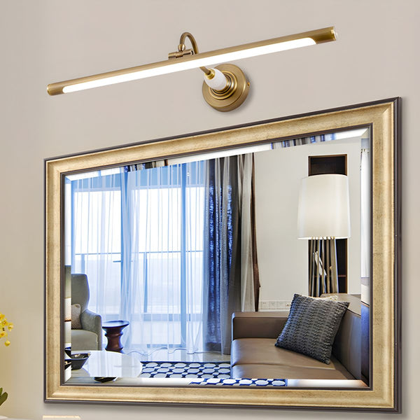 modern gold acrylic linear led wall light
