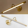 modern gold acrylic linear led wall light