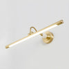 modern gold acrylic linear led wall light