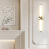 modern gold acrylic linear led wall sconce 2