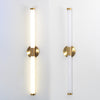 modern gold acrylic linear led wall sconce 2