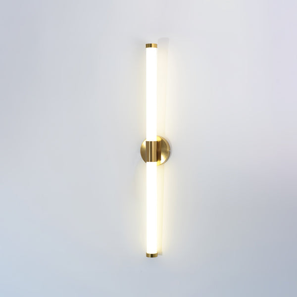 modern gold acrylic linear led wall sconce 2