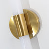 modern gold acrylic linear led wall sconce 2