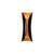 modern gold black flame art wall sconce