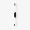 modern gold iron acrylic linear led wall sconce