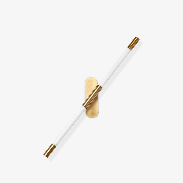modern gold iron acrylic linear led wall sconce