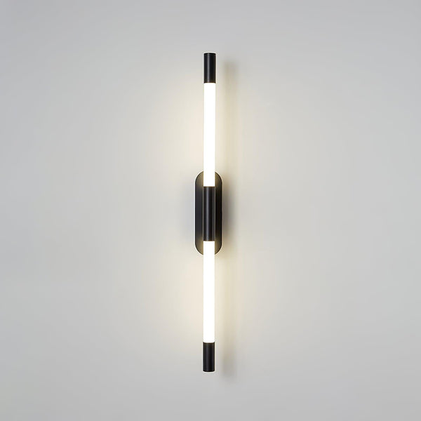 modern gold iron acrylic linear led wall sconce