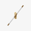 modern gold iron acrylic linear led wall sconce