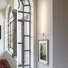 modern gold iron acrylic stick wall sconce