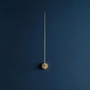 modern gold iron acrylic stick wall sconce