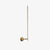 modern gold iron acrylic stick wall sconce