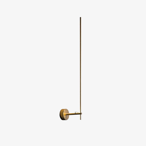 modern gold iron acrylic stick wall sconce