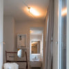 modern gold iron acrylic stick wall sconce
