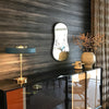 modern gold iron drum table lamp