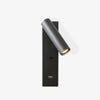 modern gold metal cylinder led wall sconce set of 2