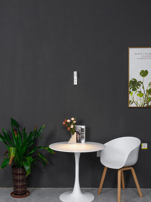modern gold metal cylinder led wall sconce set of 2