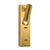 modern gold metal cylinder led wall sconce set of 2