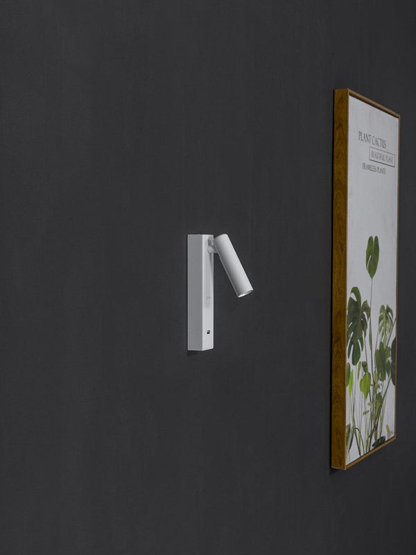modern gold metal cylinder led wall sconce set of 2