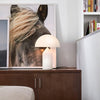 modern gold plated metal dome table lamp