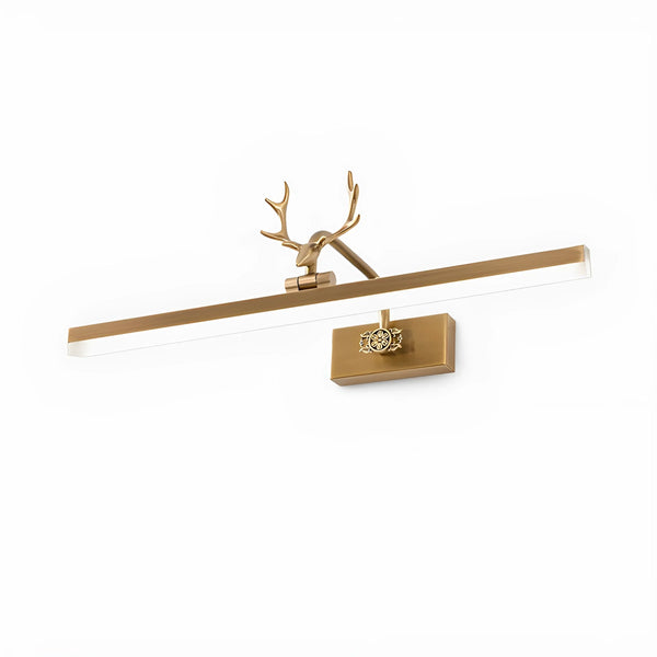 modern gold white acrylic antler led wall lamp