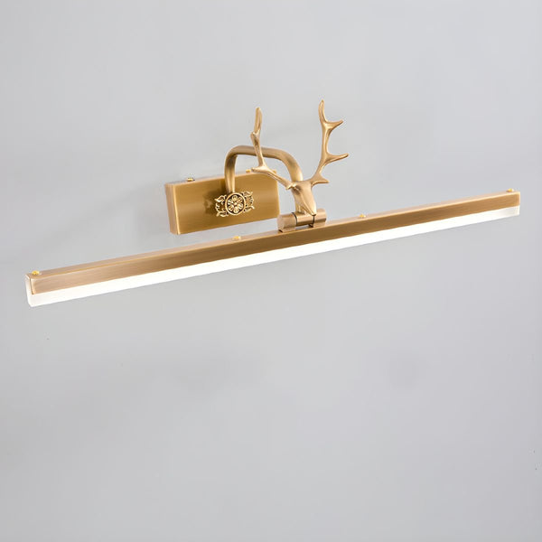 modern gold white acrylic antler led wall lamp