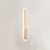 modern honed yellow travertine sculptural led wall sconce