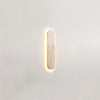 modern honed yellow travertine sculptural led wall sconce