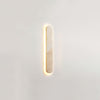 modern honed yellow travertine sculptural led wall sconce