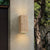 modern light khaki travertine outdoor wall light