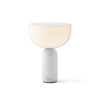 modern marble acrylic cordless table lamp