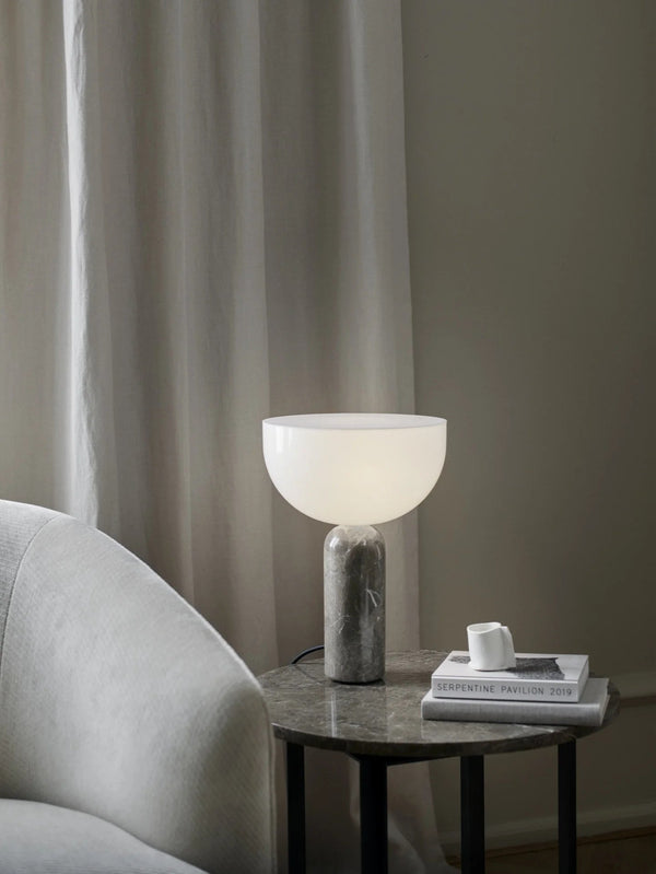 modern marble acrylic cordless table lamp