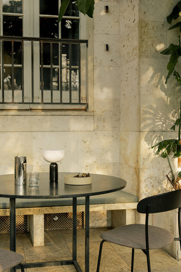 modern marble acrylic cordless table lamp