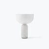 modern marble acrylic cordless table lamp
