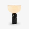 modern marble acrylic cordless table lamp