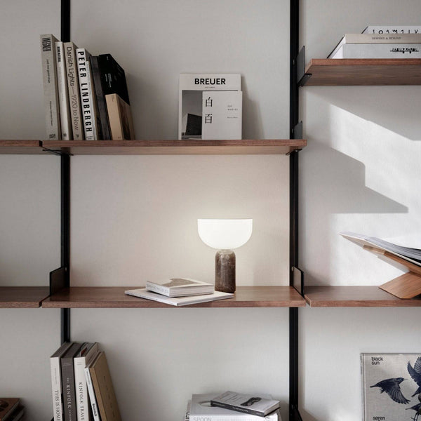 modern marble acrylic cordless table lamp