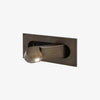 modern matt black aluminum led reading wall light