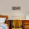modern matt black aluminum led reading wall light