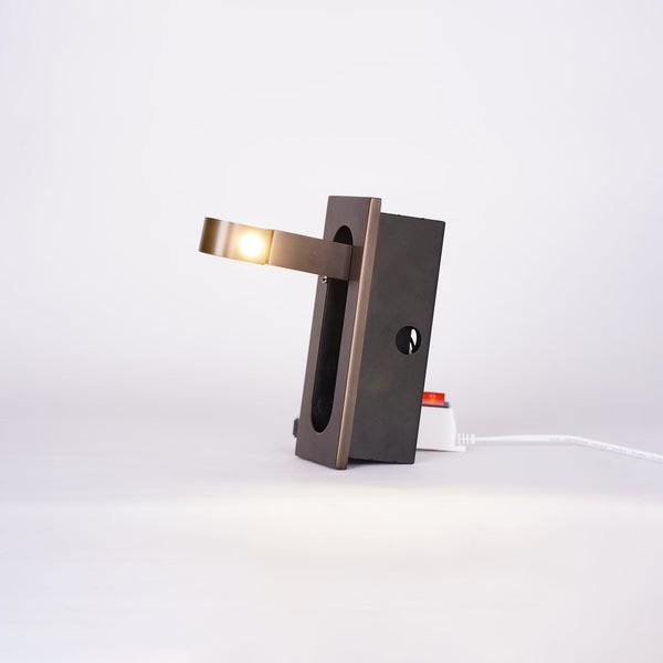 modern matt black aluminum led reading wall light