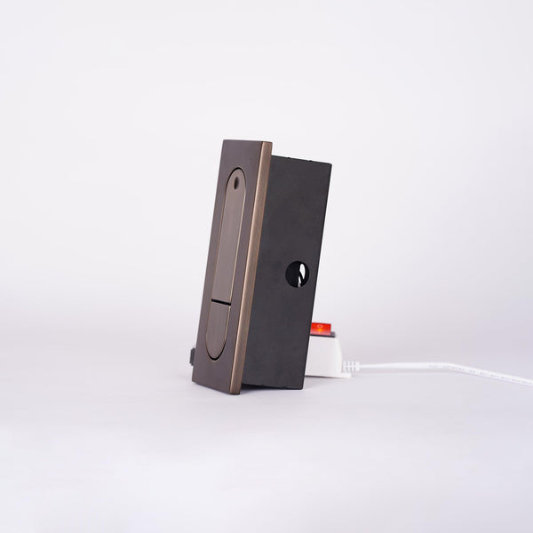 modern matt black aluminum led reading wall light