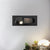modern matt black aluminum led reading wall light