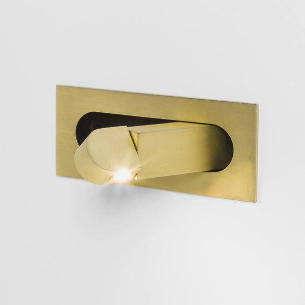 modern matt black aluminum led reading wall light