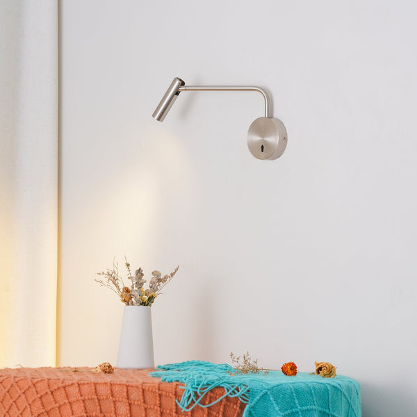 modern metal disc led wall sconce