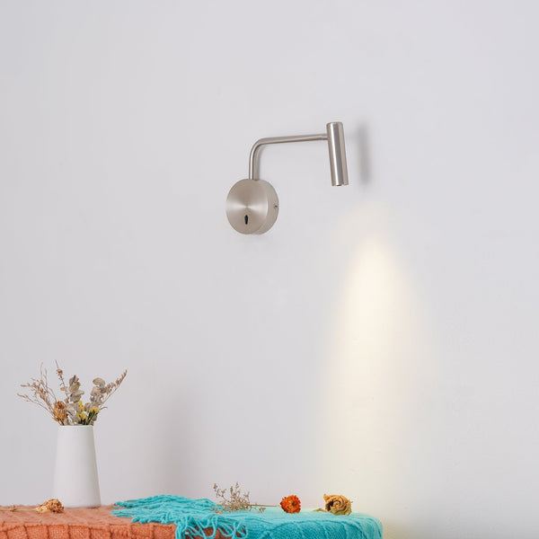 modern metal disc led wall sconce