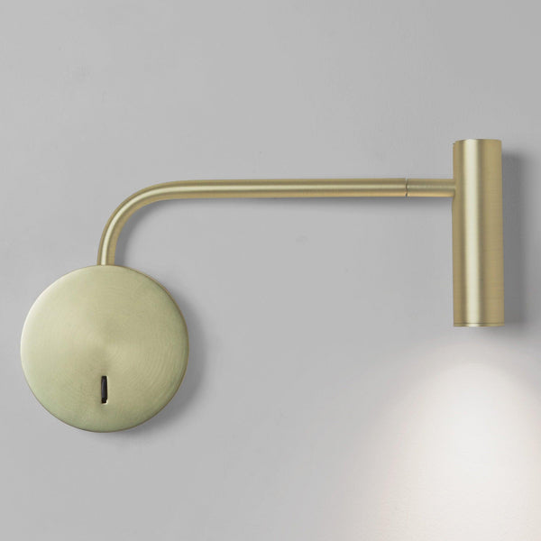 modern metal disc led wall sconce