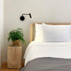 modern metal disc led wall sconce