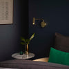 modern metal disc led wall sconce