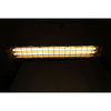 modern metallic cage clear glass pendant light