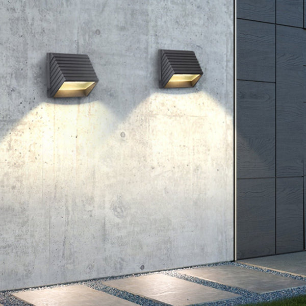 Modern Minimalist Outdoor Waterproof Led Wall Light For Villa Garden Balcony Stairs