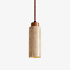 modern natural travertine stone mini pendant light for bedside