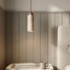 modern natural travertine stone mini pendant light for bedside